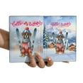 thumbnail image 3 of Hello Welcome Winter The Ski Boxer Snowy Day Travel Passport Wallet Boxers Dog Lover Gifts Idea PU Leather Passport Holder Cover - 13013, 3 of 5
