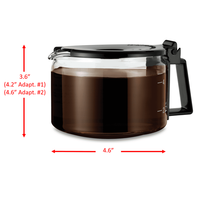 Medelco Universal Replacement Coffee Carafe 10 CUPS, CT, 56 OFF