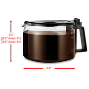 Café Brew Collection 5 Cup Glass Coffee Carafe Replacement