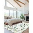 thumbnail image 2 of Plant Green Area Rug for Bedroom 3x5 Ft Farmhouse Eucalyptus Leaf Watercolor Super Soft fuzzy Throw Rug Non-Slip Fluffy Plush Indoor Floor Carpet for Living Room Nursery Home Decor, 2 of 8