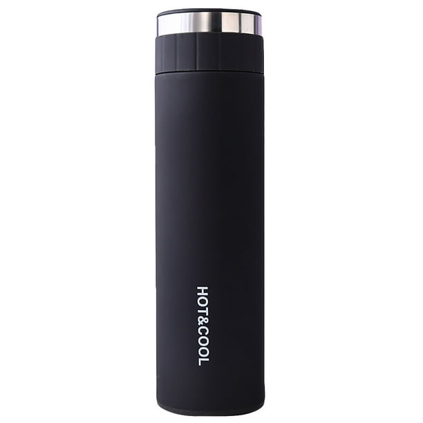 Botella de Agua de Acero Inoxidable, Aislamiento de Doble Pared, Tecnología de Sellado Al Vacío, Mantiene Las Bebidas Calientes o Frías Durante Horas, Diseño Portátil, Capacidad de 500 Ml, I