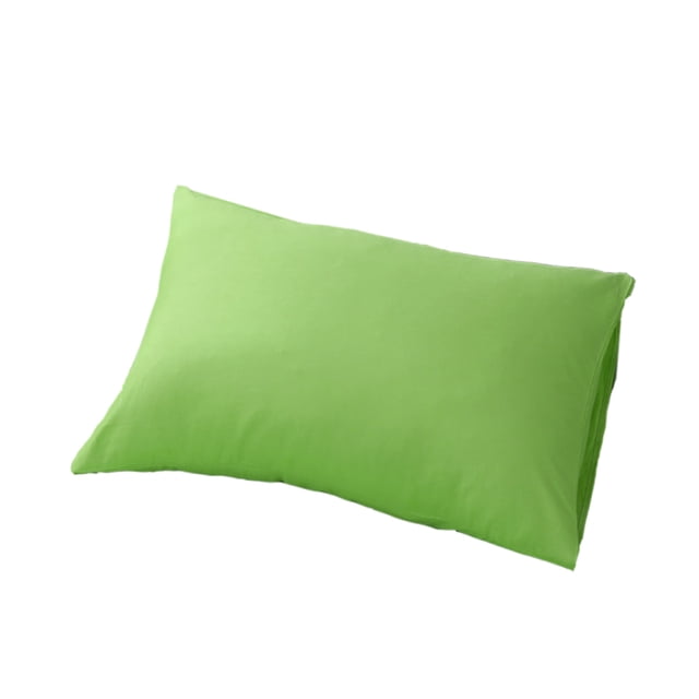 1 par funda mohada suave almohada única verde Sunnimix Funda de almohada de algodón