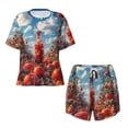 thumbnail image 4 of Lsque Tomato Field Bottle Women's Short-Sleeved Pajama Set - 2 Piece Soft and Lightweight Sleepwear Set-X-Large, 4 of 9