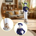 thumbnail image 6 of kowaku Ceramic Lady with Dog Statue Girl Figurine Collection Table Centerpiece Ornament Sculpture for Bedroom Entrance Cabinet Shelf Style D, 6 of 8