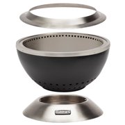 Cuisinart 24” Cleanburn Smokeless Fire Pit with Removable Base for Ash, Portable Wood Burning Outdoor Fireplace, Stainless Steel Smoke Free Outdoor Heater, Enhanced Airflow and Easy Cleanup