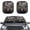 Camo Deer Flag, variant on Jiueut Spider Web Print 2 Pcs Windshield Sun Shade, Car Front Sunshade Windshield Blocks Heat and Sun, Foldable Sun Blocker Visor Sunshade Max UV Rays