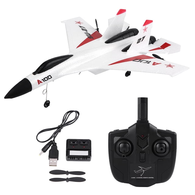 WLtoys XK A100 SU27 3 canales EPP ala fija avión planeador de Control remoto