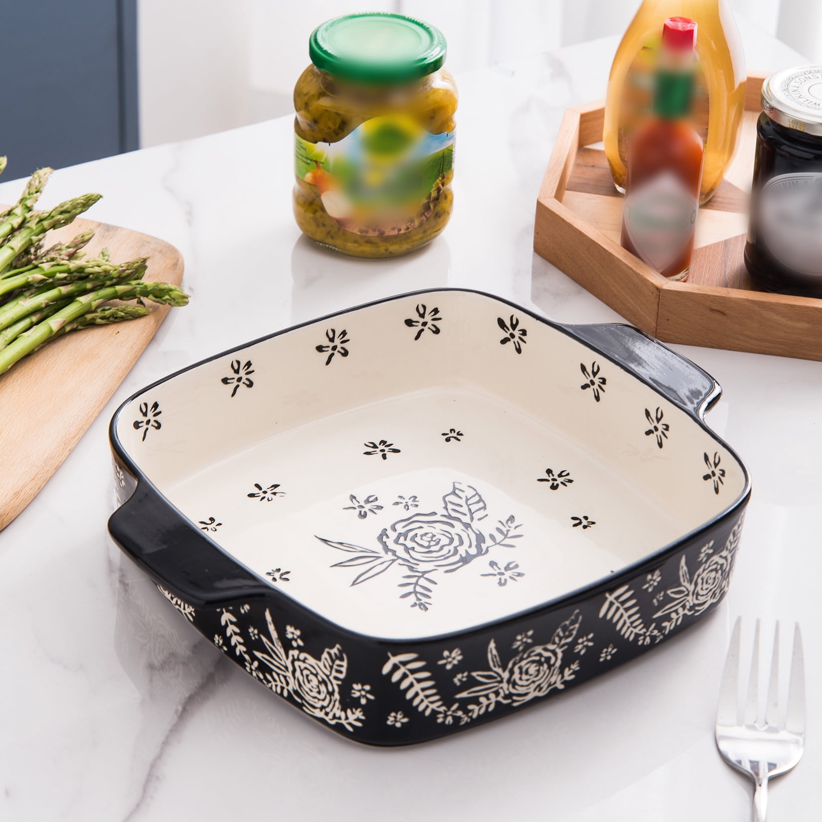 The Pioneer Woman Mazie 8 x 8-inch Square Baking Ceramic Bakers
