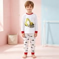 thumbnail image 2 of xaweyi Toddler Boys Vehicle Theme Two Piece Pajama 2T 3T 4T 5T 6T 7T 8T Long Sleeve Crew Neck Top and All Over Print Jogger Sleep Pants, 2 of 8