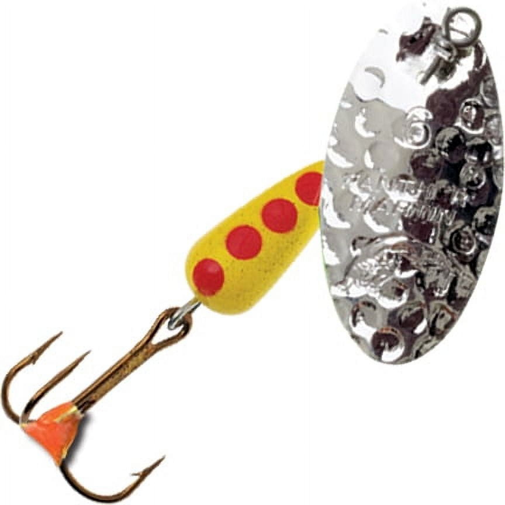 (2 pack) Panther Martin PMHMHS_6_HSG Hammered Scented Fishing Lures - Hammered Silver Garlic - 6 (1/4 oz)