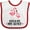 White and Red, variant on Inktastic My Aunt Loves Me Flamingo Niece Girls Baby Bib