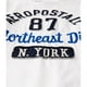thumbnail image 2 of Camiseta Adornada Aeropostale Hombres NY Northeast Div Blanca Extragrande, 2 of 2