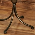 thumbnail image 5 of Santo Pedestal Table - Bronze - Round - Metal Framework, Wooden Tabletop - Accent Furniture Tables for Bedroom, Living Room - 26 1/2 Inches High, 5 of 5