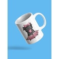 thumbnail image 3 of Pug And Roses Mug - SPIdeals Designs,, 3 of 4