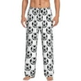 thumbnail image 1 of Gaeub Happy Soccer Print Mens Pajama Pants,Lounge Pants With Pockets And Drawstring-XX-Large, 1 of 6