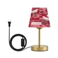 thumbnail image 3 of Adjustable 3-Color Light Desk Light Vintage Bronze Table Lamp For Bedroom Office Living Room White Love Birds Roses Envelopes, 3 of 9