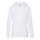 thumbnail image 1 of Fruit of the Loom - Chaquetilla ligera con capucha para mujer (Blanco), 1 of 3