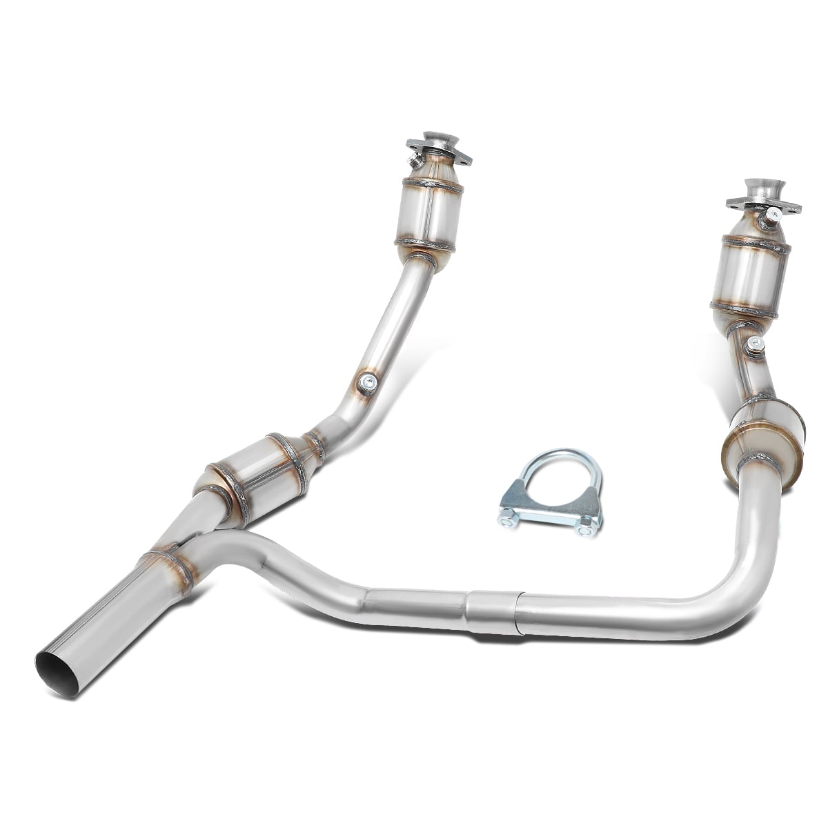 DNA Motoring OEM-CONV-013 For 2007 to 2009 Jeep Wrangler JK  OE Style Catalytic  Converter Front Exhaust Y-Pipe 08 