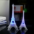 thumbnail image 2 of EeaseCA Acrylic Eiffel Tower Flashing LED Colorful Night Light Romantic Atmosphere Nightlight Desk Lamp, 2 of 3