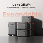 Jackery HomePower 3600 Plus Portable Power Station Double Kit, 7168Wh LFP Solar Generator with Parallel Expansion Power Strip, 7200W AC Output,Essential Home Backup for Power Outages