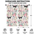 thumbnail image 2 of Blackout Kids Curtains,Husky Dog Flower Floral Childrens Insulated Curtains Set Of 2,Bedroom Essentials,Toddler Room Decor 42x84in(106x213cm), 2 of 4