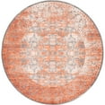 thumbnail image 1 of Unique Loom New Classical Vintage Detail Rug 8' x 8' Round Terracotta/Gray, 1 of 2
