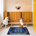 thumbnail image 2 of YSTIANN Diatomite Soccer Training Mat - 24x35 Inch Non-Slip Football Practice Pad, Indoor Quiet Footwork Exercise Mat for Home Use, Dirt Resistant Skills Development Mat WJ94-5169, 2 of 7