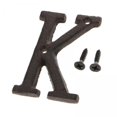 thumbnail image 1 of veasfak 6xCast Iron Creative DIY Door Plate Letter Label Sign Wall Decor Home Decor K, 1 of 8