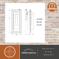 thumbnail image 5 of Vaxcel - Malmo - 1 Light Outdoor Wall Mount In Contemporary Style-15.75 Inches, 5 of 12