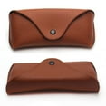 thumbnail image 3 of Farfi Portable Unisex Faux Leather Eye Glasses Sunglasses Holder Box Case Cover (Brown), 3 of 10