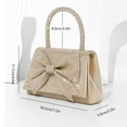 thumbnail image 2 of Eurhowing Women's Evening Clutch Purse, Sparkly Bow Rhinestone Decor Party Handbag, Elegant Glitter Evening Bag for Wedding, Prom, Cocktail (Gold), 2 of 10