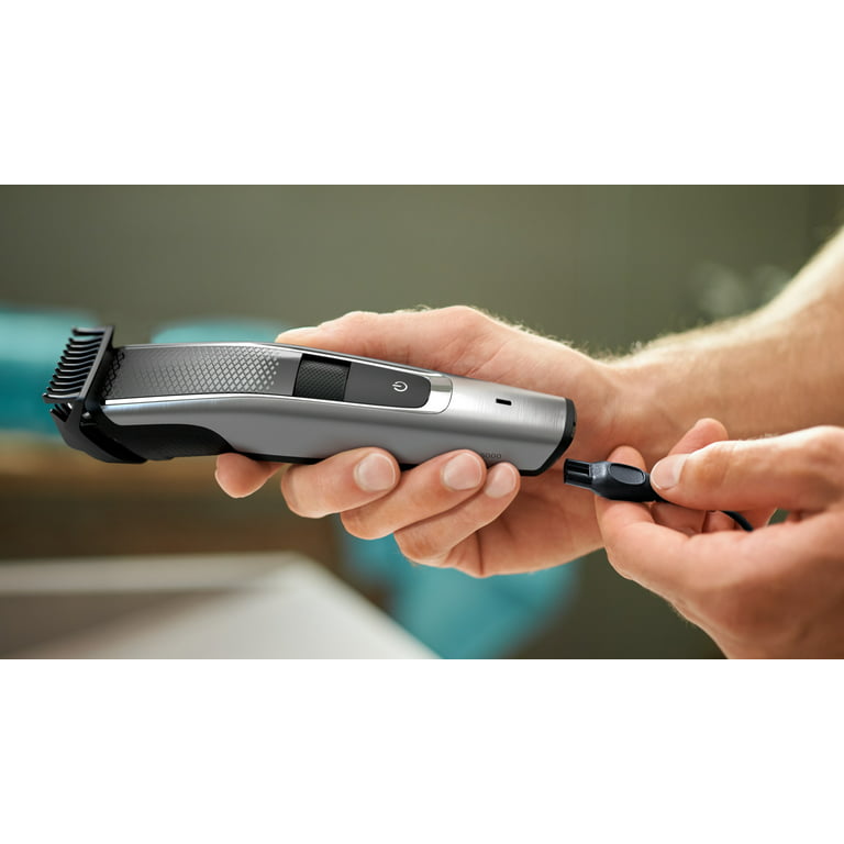 Philips Norelco Trimmer and Hair Clipper Series 5000, Electric, Cordless, One Pass Beard Trimmer and Hair Clipper with For Easy Clean - No Blade Oil Needed - BT5502/40 - Walmart.com