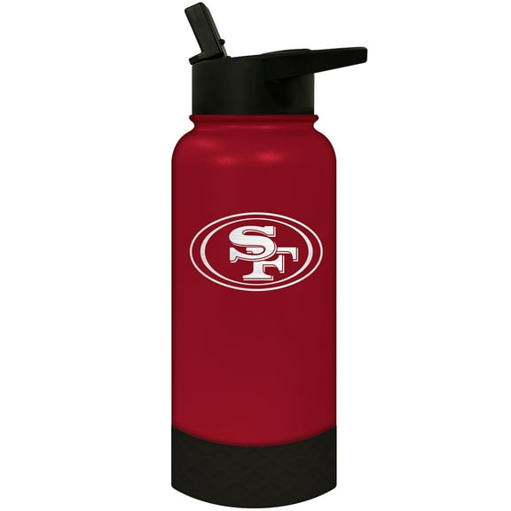 San Francisco 49ers 32oz. Logo Thirst Hydration Water Bottle