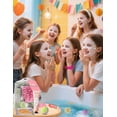thumbnail image 4 of Suministros para fiestas de spa Jutqut, 120 unidades, para niñas con mascarillas faciales, 4 of 7