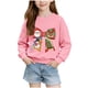 thumbnail image 2 of Sudadera sin capucha para niños, con estampado navideño, cuello redondo, manga larga, forro polar, para niños de talla mediana a grande, blusa de poliéster para niños., 2 of 6