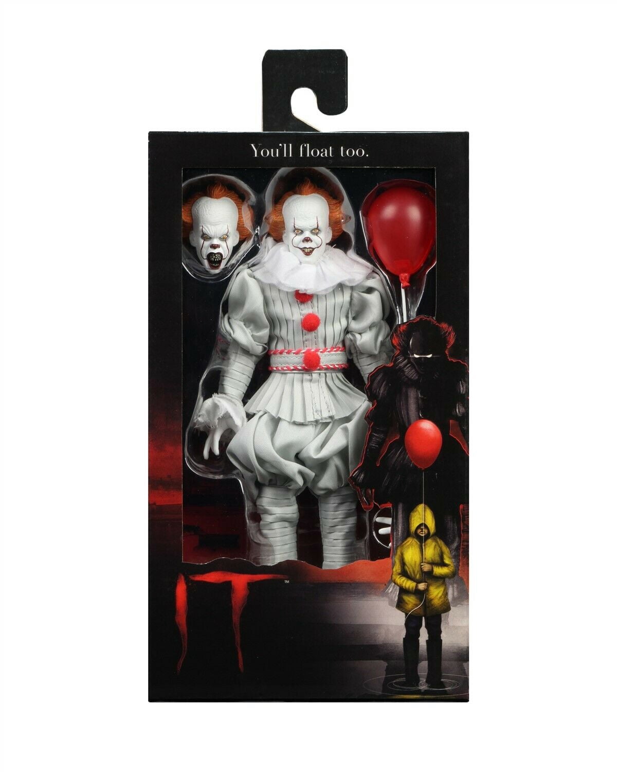 IT (2017) - 8" Clothed Action Figure - Pennywise - NECA