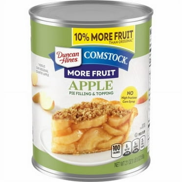 2X - Duncan Hines Comstock More Fruit Apple Pie Filling And Topping