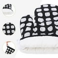 thumbnail image 6 of Unique Bargains Pot Holders Kitchen Oven Gloves Black 11x7.1inch, 6 of 7