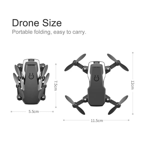 LF606 2.4G RC Drone with Camera 4K FPV Mini Drone Altitude Holding Headless Mode Quadcopter with Portable - Walmart.com