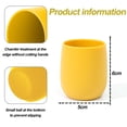 thumbnail image 3 of Taza de agua de silicona para niños, taza de bebida de aprendizaje a prueba de caídas para bebés, taza de alimentos complementarios de silicona para bebés, 3 of 7