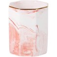 thumbnail image 1 of Portalápices de mesa de cerámica con patrón de mármol, taza para lápices, maceta C Rojo Verde, 1 of 5