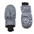 thumbnail image 1 of Bearachild 1 par de manoplas para niños, impermeables, de invierno, Unisex, cálidas, fáciles de combinar, portátiles, cómodas, diseño grueso para Suministros térmicos gris Bearachild HA059230-04B, 1 of 4