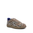 thumbnail image 3 of Burberry Plaid Pattern Brown Sneakers Grey (Men's), 3 of 5