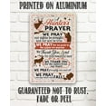 thumbnail image 4 of Metal Sign - A Hunter's Prayer - Durable Metal Sign - Use Indoor/Outdoor - Great Gift for Hunters and Decor for Cabin and Man Cave Under $25 (12" x 18"), 4 of 5