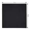 thumbnail image 6 of REGALWOVEN 12 Pack Cloth Napkins, Cotton Washable and Reusable Table Dinner Napkins for Restaurant, Weddings, Event and Parties Black, 6 of 6