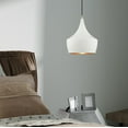 thumbnail image 4 of Livex Lighting Waldorf 1-Light Metal Single Pendant in White, 4 of 10