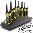 thumbnail image 1 of Walkie Talkies KETELESE T3F IP67, 6 unidades, impermeables, color negro y amarillo, 1 of 8