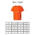 thumbnail image 2 of Gildan Youth Softstyle Cotton T-Shirt, Kids Short Sleeve Crewneck Shirt, Orange Tee, Size L, 2 of 5