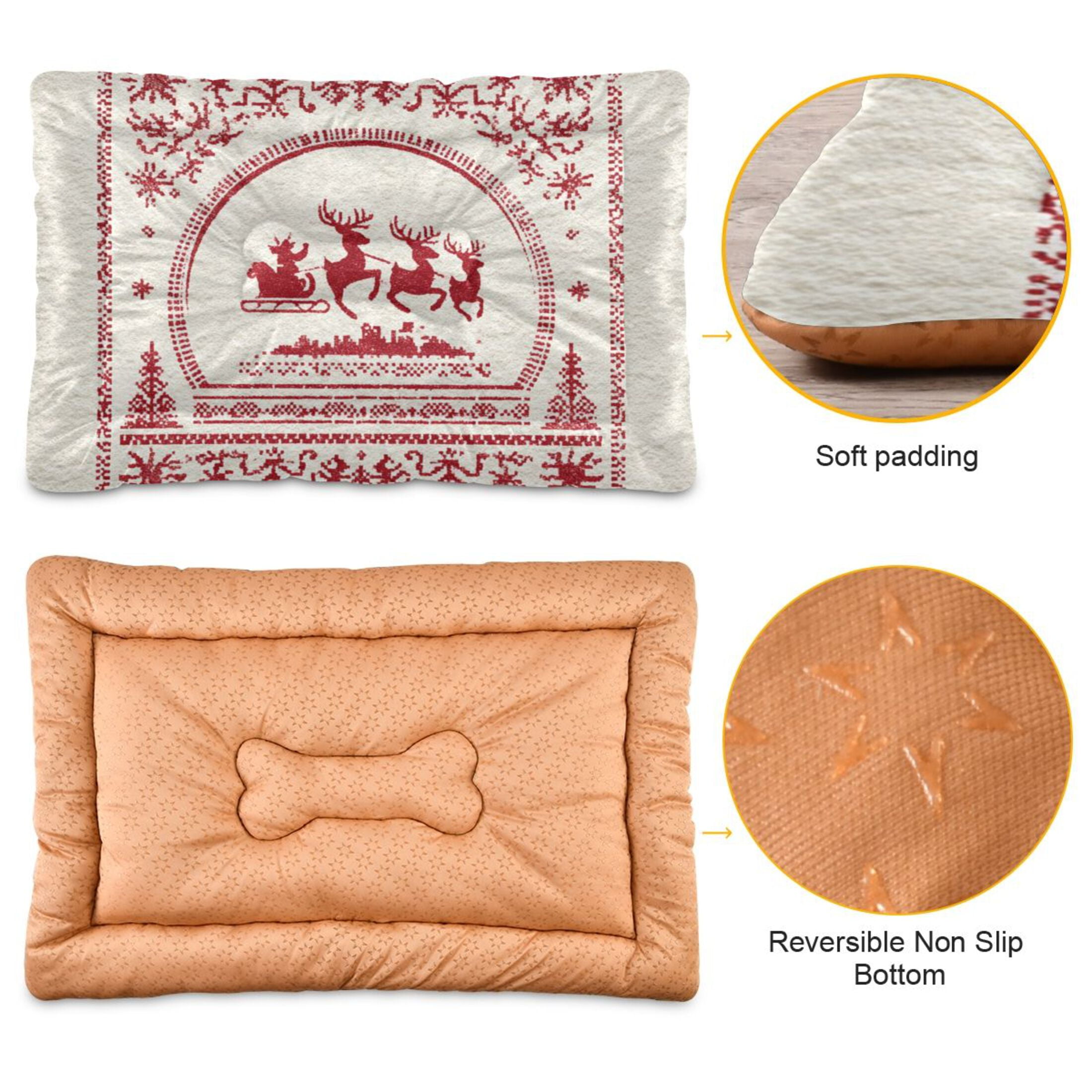Cozy Mat Pet Bed Indoor Outdoor Warm Soft For Cat Dog Puppy(S/M) Nordic Motifs