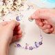 thumbnail image 4 of Uxcell 110 Pack Cuentas de Estrella y Luna, Cuentas de Perlas Acrílicas de Estrella y Luna, Cuentas Espaciadoras de Cristal de Vidrio para Hacer Joyería, Pulseras, Manualidades, Azul Púrpura, 4 of 6